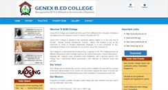 Desktop Screenshot of genexbedcollege.org