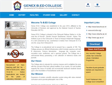 Tablet Screenshot of genexbedcollege.org